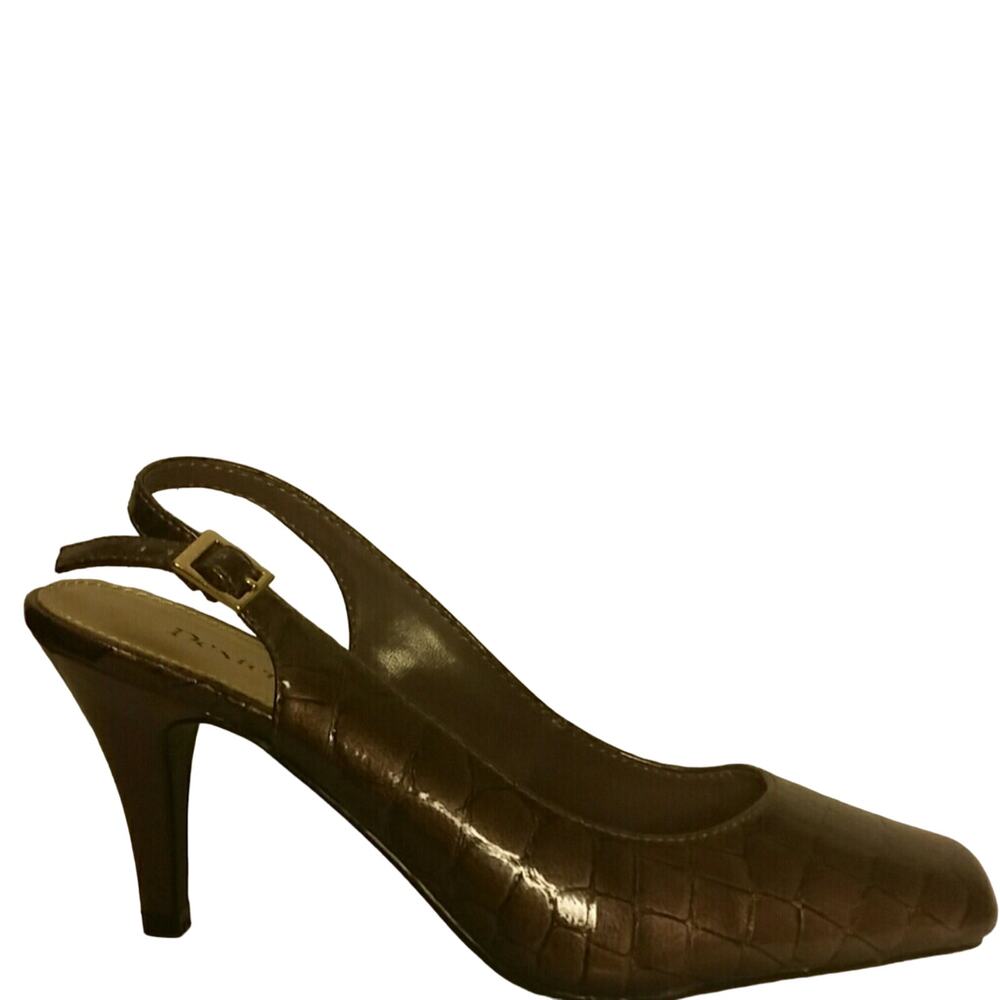 Dexter Lavender Sling Heels. 8M